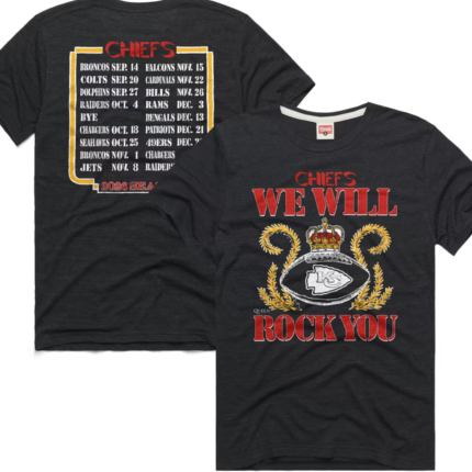 Kansas City Chiefs Homage 2026 NFL Tri-Blend T-Shirt 1
