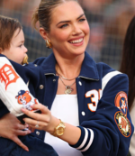 Kate Upton Tigers Varsity Jacket 1