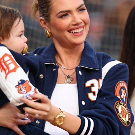 Kate Upton Tigers Varsity Jacket 1