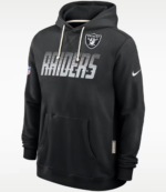 Klint Kubiak Las Vegas Raiders 2026 Sideline Hooded Sweatshirt 1