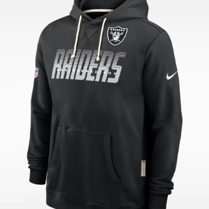 Klint Kubiak Las Vegas Raiders 2026 Sideline Hooded Sweatshirt 1