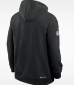Klint Kubiak Las Vegas Raiders 2026 Sideline Hooded Sweatshirt 2