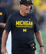Kyle Whittingham Michigan Wolverines 2026 Black Hooded Tee 1