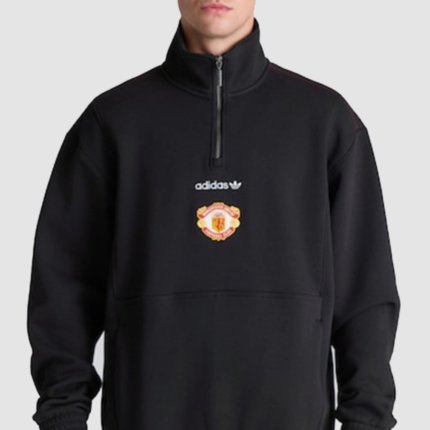 Manchester United Adidas EQT Quarter-Zip Pullover 1