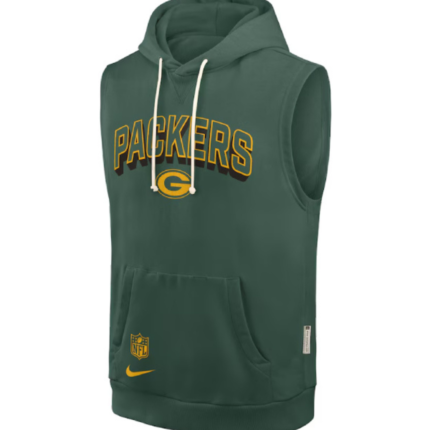 Matt LaFleur Green Bay Packers Sleeveless Hooded Shirt 2