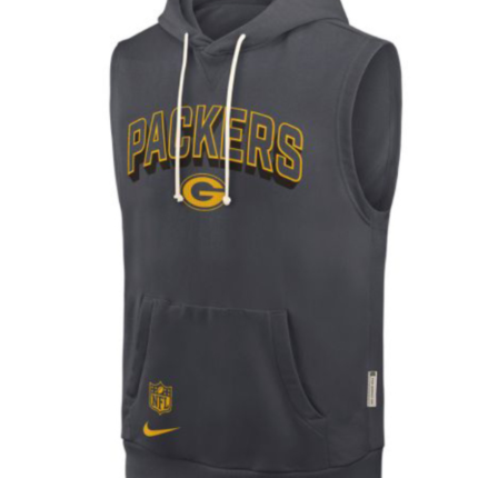 Matt LaFleur Packers Sleeveless Sideline Hoodie 1