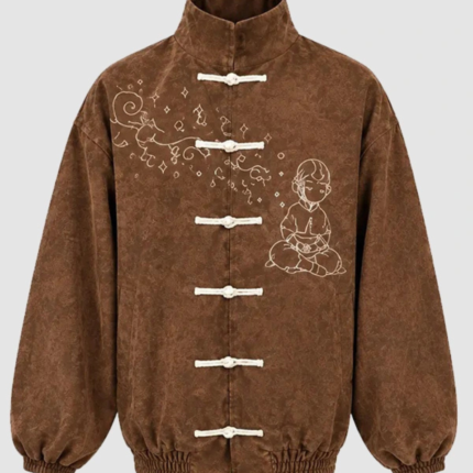 Neptun Avatar Brown Chinese Jacket 1