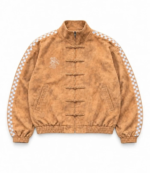 Neptun x Sonic Orange Suede Leather Jacket 1