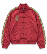 Neptun x Sonic Red Suede Varsity Jacket 1