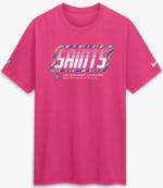 New Orleans Saints Women’s 2026 Pink Crucial Catch T-Shirt 1