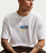 Nike x One Piece White T-Shirt 1