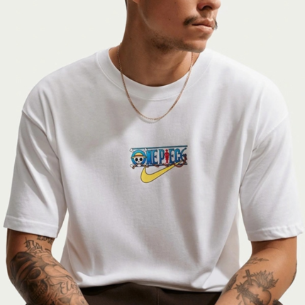Nike x One Piece White T-Shirt 1