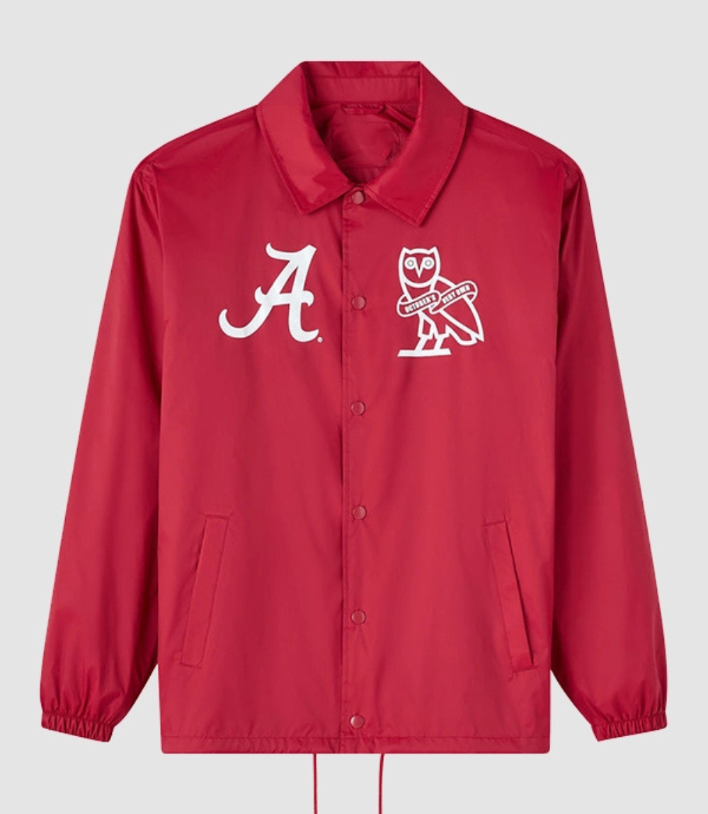 OVO University of Alabama Coaches Jacket 1 OVO University of Alabama Coaches Jacket 1