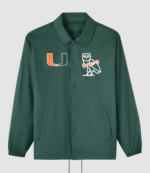 OVO University of Miami Classic Coaches Jacket 1