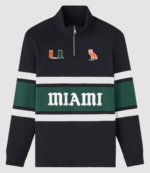 OVO University of Miami Quarter-Zip Rugby Pullover 1