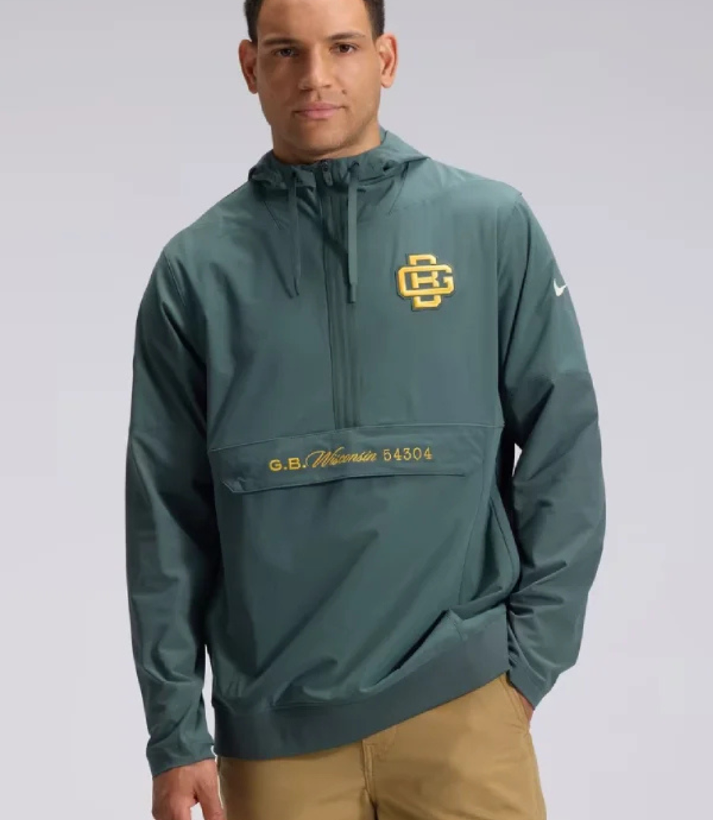 Packers Rivalries 2026 Sideline Anorak Jacket 1 Packers Rivalries 2026 Sideline Anorak Jacket 1