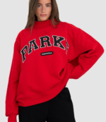 Parke x ’47 Georgia Varsity Red Mockneck Sweatshirt 1
