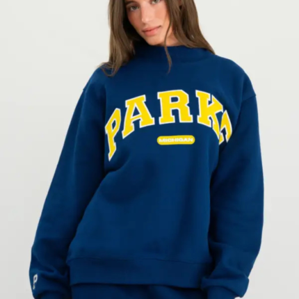 Parke x ’47 Michigan Mock Neck Sweatshirt 1