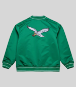 Philadelphia Eagles Reversible Satin Bomber Jacket 2