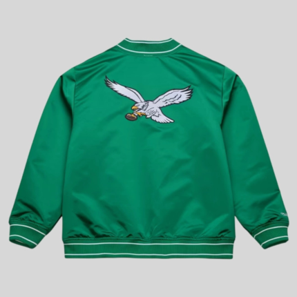 Philadelphia Eagles Reversible Satin Bomber Jacket 2