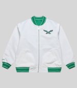 Philadelphia Eagles Reversible Satin Bomber Jacket 3