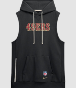 San Francisco 49ers 2026 Nike Rivalries Sleeveless Sideline Hoodie 1