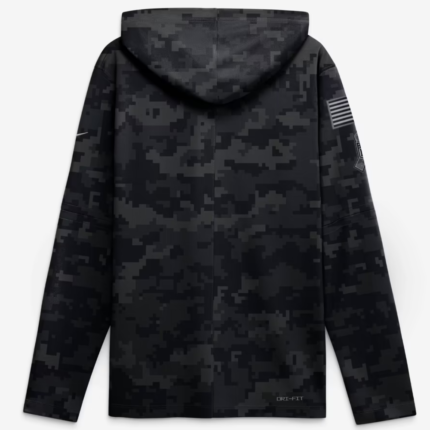 San Francisco 49ers 2026 Salute to Service Hooded Long-Sleeve Shirt 2