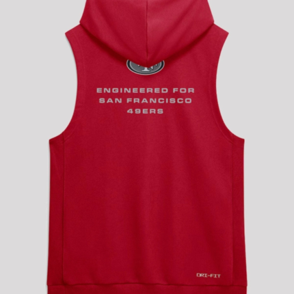 San Francisco 49ers 2026 Sideline Sleeveless Pullover Hoodie 2