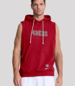 San Francisco 49ers 2026 Sideline Sleeveless Pullover Hoodie 3