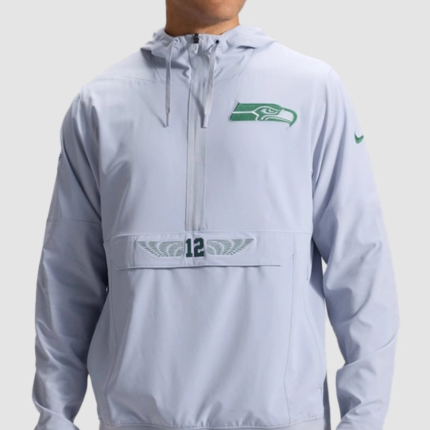 Seattle Seahawks 2026 Nike Rivalries Half-Zip Sideline Anorak 1