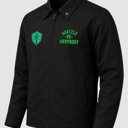 Seattle Sounders Vs Everybody Paper Planes Work Jacket 1