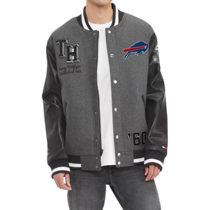 Tommy Hilfiger x Buffalo Bills Gunner Varsity Jacket 1