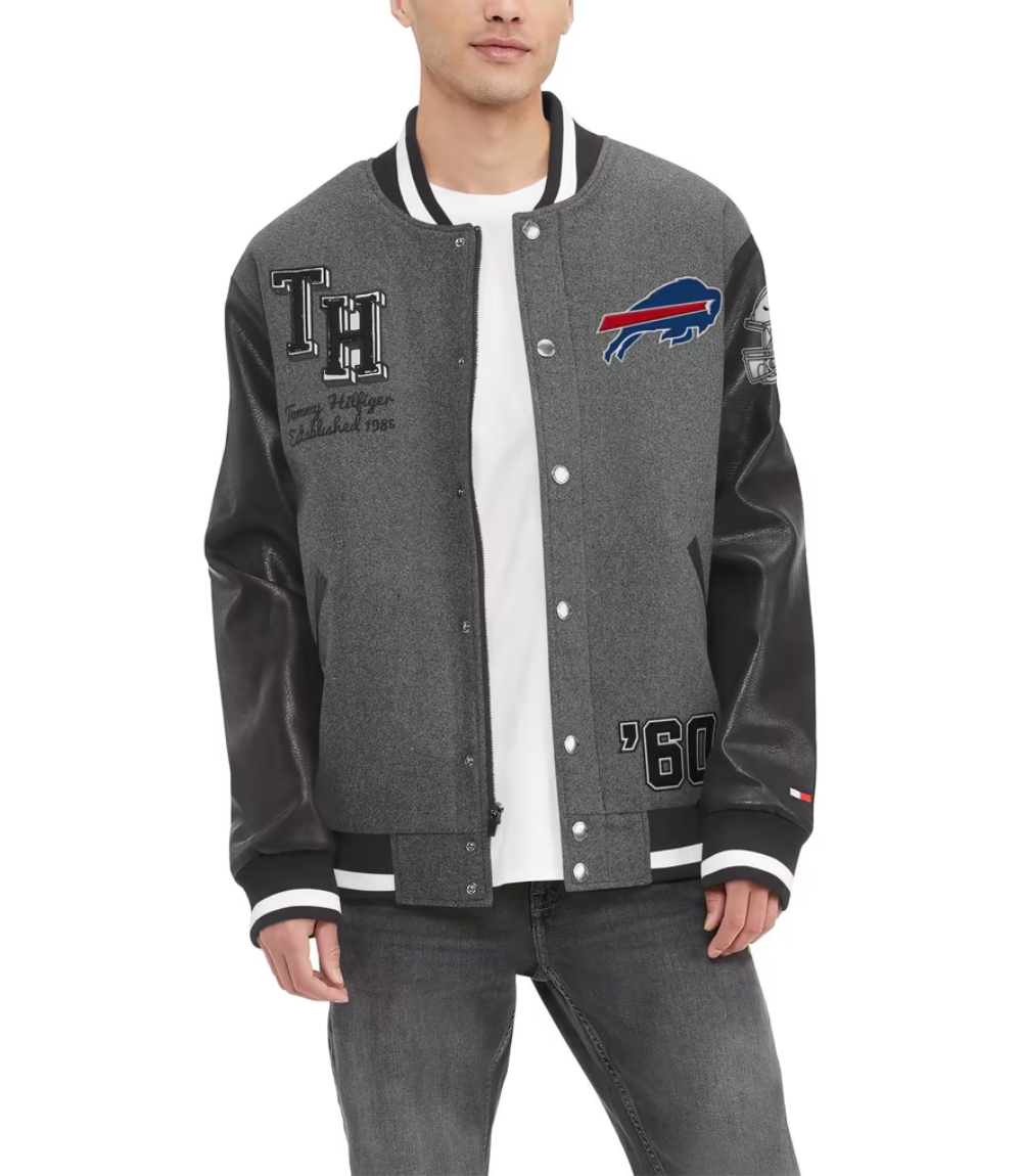 Tommy Hilfiger x Buffalo Bills Gunner Varsity Jacket 1 Tommy Hilfiger x Buffalo Bills Gunner Varsity Jacket 1