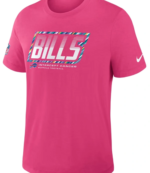 Women’s Buffalo Bills Crucial Catch 2026 Pink T-Shirt 1