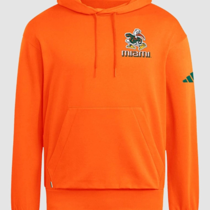 adidas Miami Hurricanes 2026 It’s Back Pullover Hoodie 1