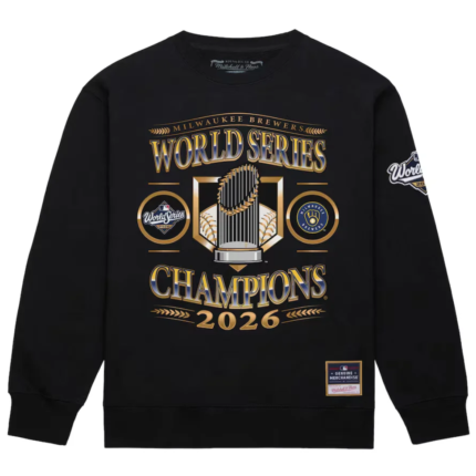 2026 Milwaukee Brewers Black Championship Sweatshirt
