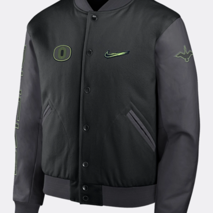 2026 Oregon Ducks Origin of Speed Varsity Jacket 1