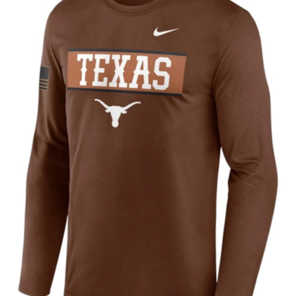 2026 Texas Longhorns Military Long Sleeve Tee
