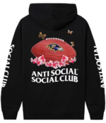 ASSC Baltimore Ravens Floral Print Hoodie