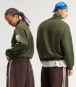 AdiSignature Three Stripes 2026 Half-Zip Sweatshirt (5)