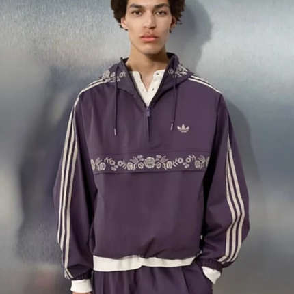 Adidas x ASOS Embroidery oversized Track Jacket