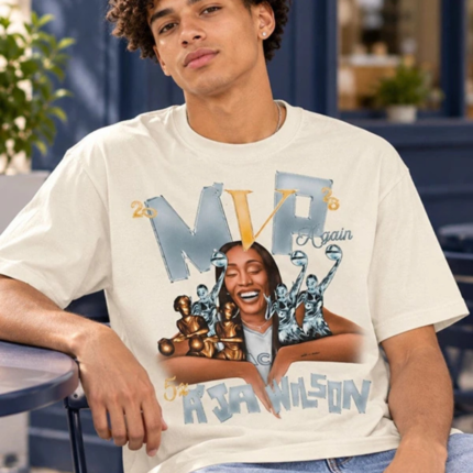 A’ja Wilson 5x MVP Legacy T-Shirt (1)