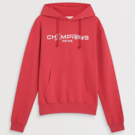 Arsenal Champions Squad 2526 Red Hoodie
