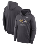 Baltimore Ravens Charcoal Hoodie (2)