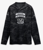 Bengals Salute to Service 2026 Long Sleeve Hoodie