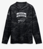 Bills 2026 Salute to Service Hooded Long Sleeve Tee
