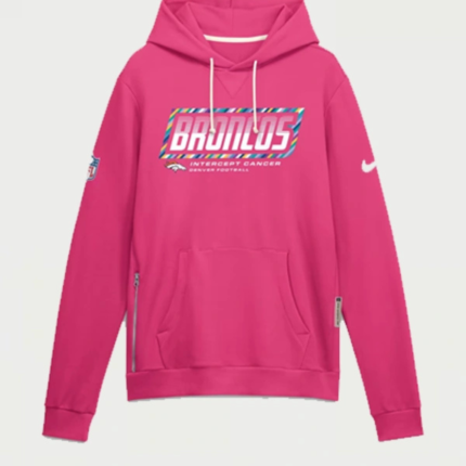 Broncos 2026 Crucial Catch Pink Hoodie