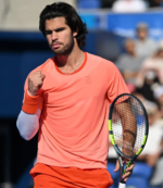 Carlos Alcaraz Orange Tennis T-Shirt