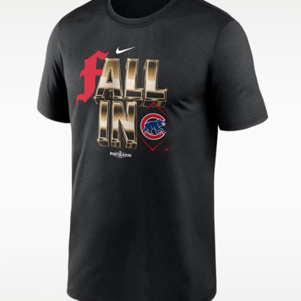 Chicago Cubs 2026 Fall In Legend Postseason Tee