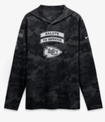 Chiefs 2026 Salute to Service Hooded Long Sleeve Tee